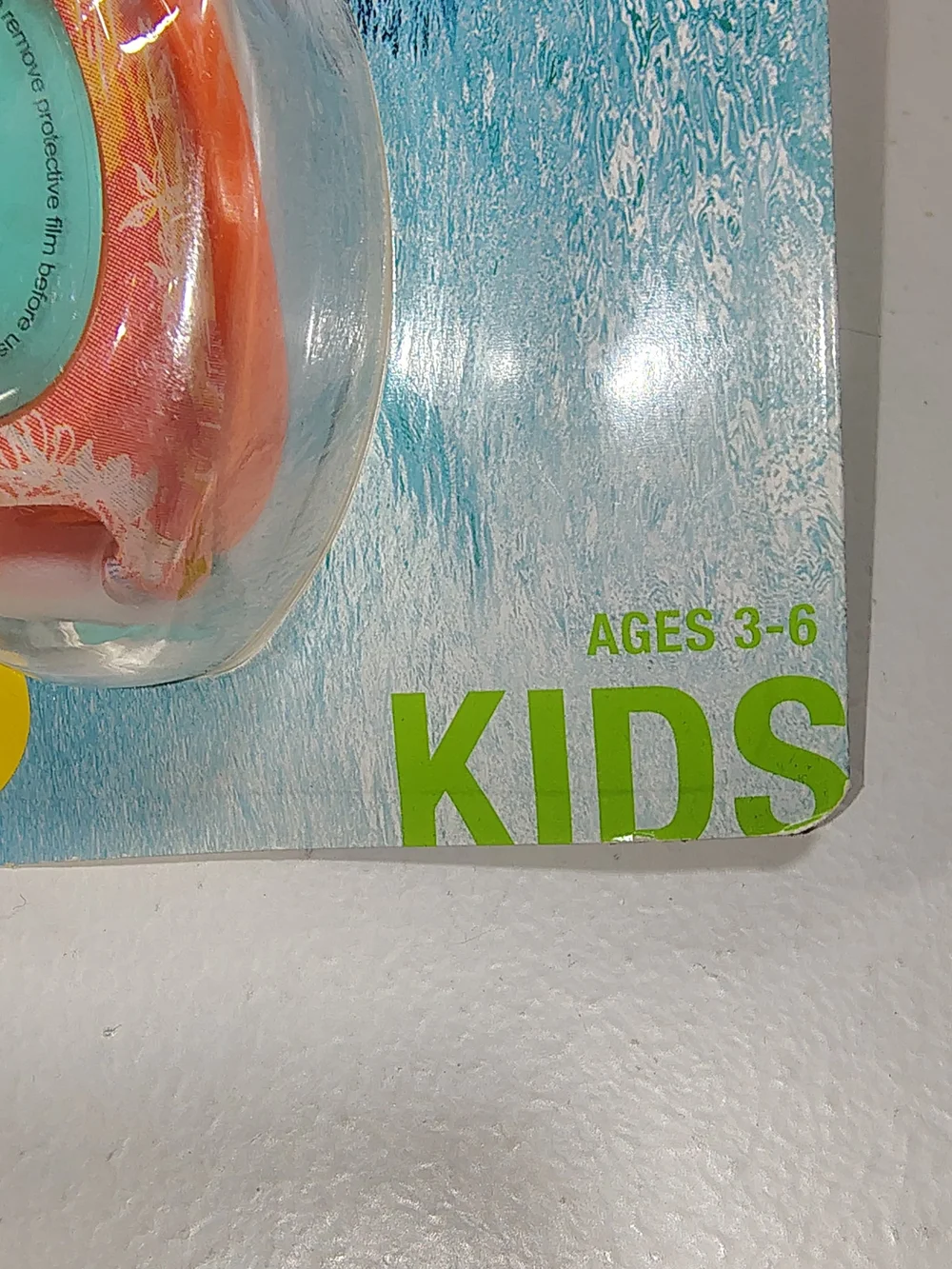 Speedo Kids Glide Print Swim Goggles Amber Wave Bright,Ages 3-6 Best Fit New NWT